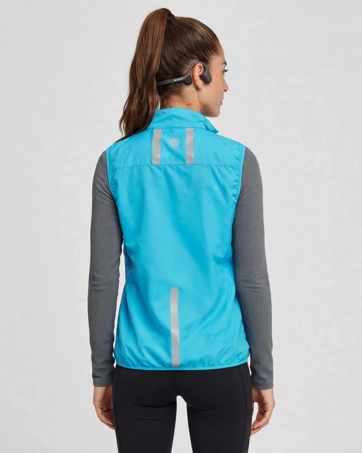 Women's Windproof Gilet - Light Blue