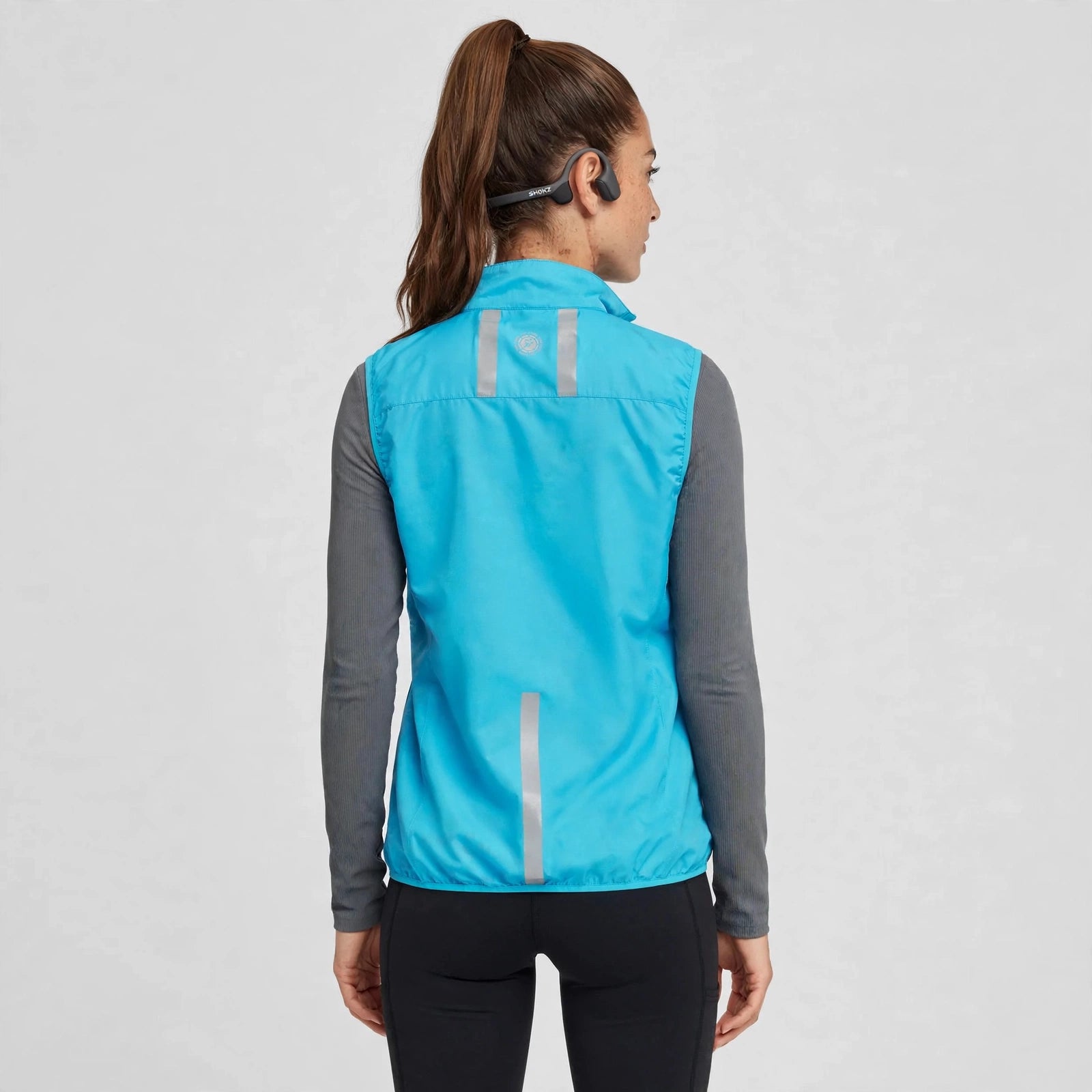 Women's Windproof Gilet - Light Blue