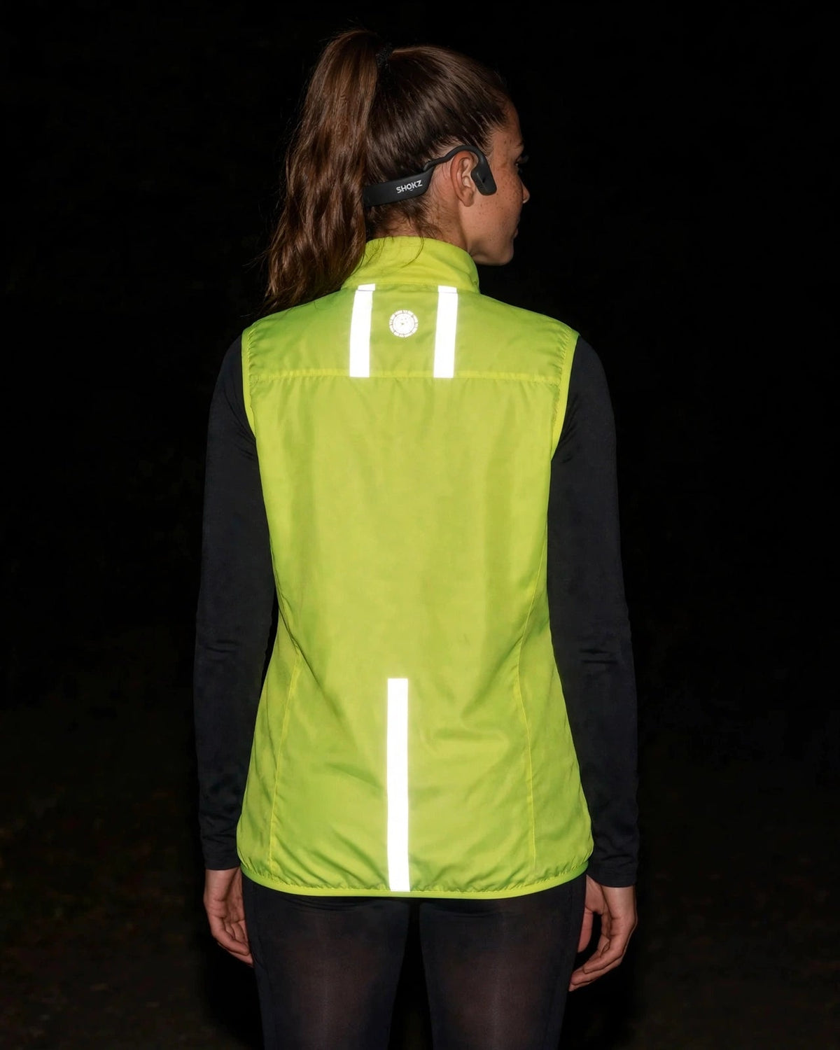 Women's Windproof Gilet - Lime Green