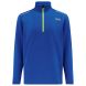 Running Shirt For Men With Half Zip - Lightweight - Thermal - Breathable Grid Fabric Fabric - Barents Blue