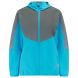 Women's Running Jacket With Hood - Windproof Reflective High Vis & Lightweight - Atoll Blue