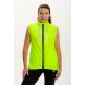 Women's Windproof Pace Running Gilet Lime Green