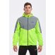 Mens Reflective Windproof Hooded Running Jacket