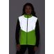 Women's Running Gilet - Windproof Reflective High Vis & Lightweight - Lime Green